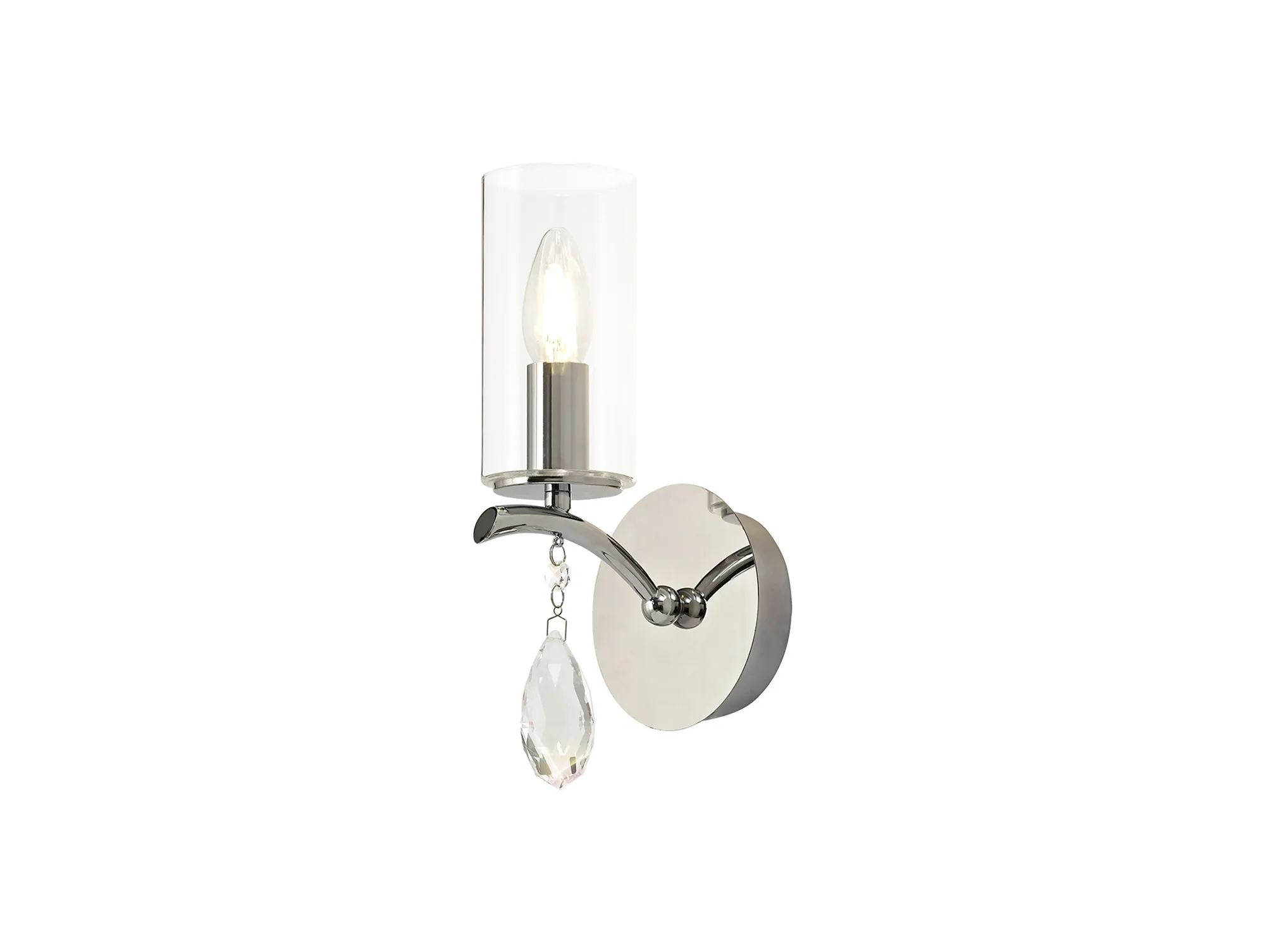 Rhea Crystal Wall Lights Diyas Armed Wall Lights